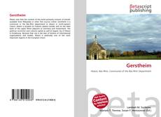 Capa do livro de Gerstheim 