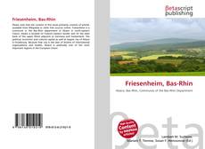 Buchcover von Friesenheim, Bas-Rhin