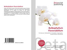 Bookcover of Bulbophyllum Flavorubellum
