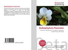 Buchcover von Bulbophyllum Flavicolor