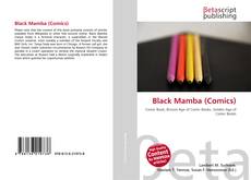 Black Mamba (Comics)的封面