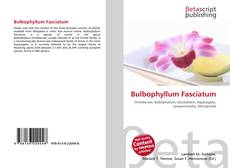 Buchcover von Bulbophyllum Fasciatum