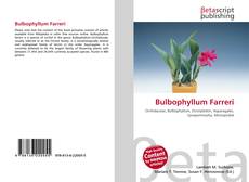 Buchcover von Bulbophyllum Farreri
