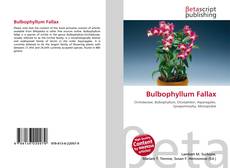 Buchcover von Bulbophyllum Fallax