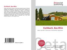 Bookcover of Eschbach, Bas-Rhin