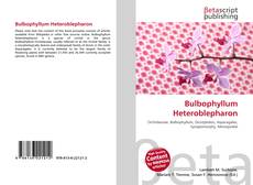 Bulbophyllum Heteroblepharon kitap kapağı