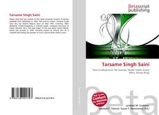 Couverture de Tarsame Singh Saini
