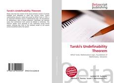 Couverture de Tarski's Undefinability Theorem