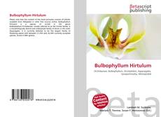 Обложка Bulbophyllum Hirtulum
