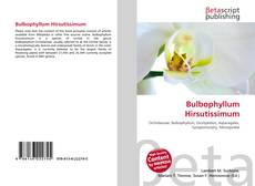 Обложка Bulbophyllum Hirsutissimum