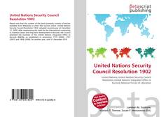 United Nations Security Council Resolution 1902的封面