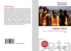 Buchcover von Organic Work