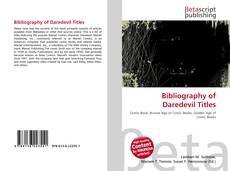 Buchcover von Bibliography of Daredevil Titles