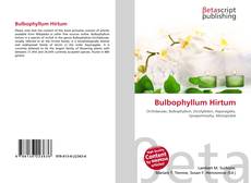 Couverture de Bulbophyllum Hirtum