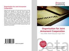 Capa do livro de Organisation for Joint Armament Cooperation 
