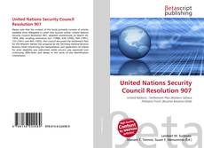 Capa do livro de United Nations Security Council Resolution 907 