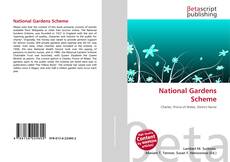 Capa do livro de National Gardens Scheme 