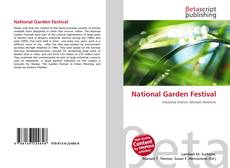 Capa do livro de National Garden Festival 