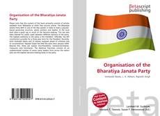 Buchcover von Organisation of the Bharatiya Janata Party