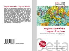 Portada del libro de Organisation of the League of Nations