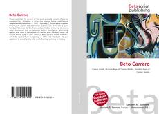 Portada del libro de Beto Carrero
