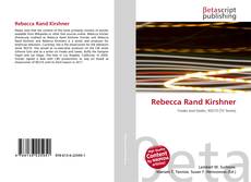 Bookcover of Rebecca Rand Kirshner