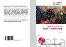 Organization of American Historians kitap kapağı