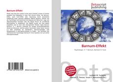 Couverture de Barnum-Effekt