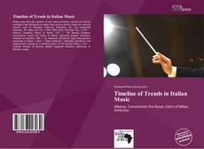 Bookcover of Timeline of Trends in Italian Music