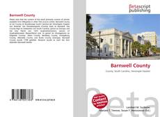 Capa do livro de Barnwell County 