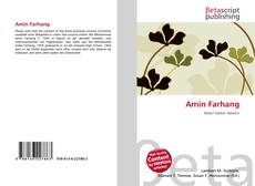 Capa do livro de Amin Farhang 