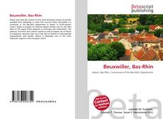 Couverture de Bouxwiller, Bas-Rhin