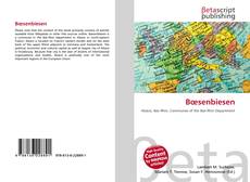 Capa do livro de Bœsenbiesen 