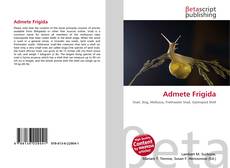 Capa do livro de Admete Frigida 