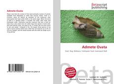 Capa do livro de Admete Ovata 