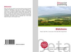 Couverture de Biblisheim