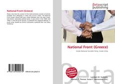 Couverture de National Front (Greece)