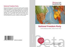 Capa do livro de National Freedom Party 