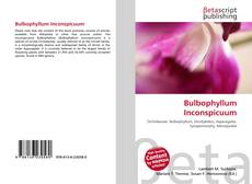Bulbophyllum Inconspicuum kitap kapağı