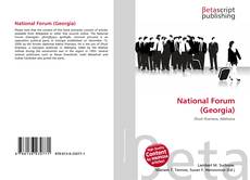 Couverture de National Forum (Georgia)