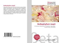 Bookcover of Bulbophyllum Jaapii