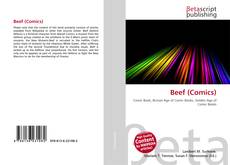 Beef (Comics)的封面