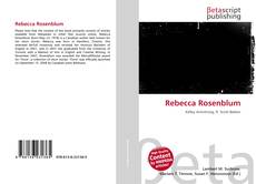 Capa do livro de Rebecca Rosenblum 