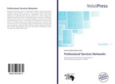 Bookcover of Professional Services Networks
