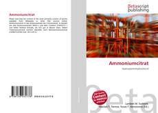 Ammoniumcitrat kitap kapağı
