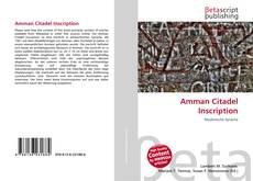 Capa do livro de Amman Citadel Inscription 