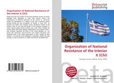 Capa do livro de Organization of National Resistance of the Interior X (Chi) 