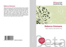 Portada del libro de Rebecca Simmons