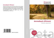 Capa do livro de Ammelbach (Pfrimm) 