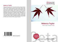 Rebecca Taylor kitap kapağı